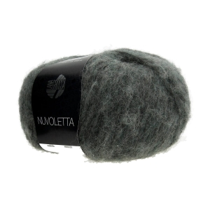 Włóczka Lana Grossa Nuvoletta 50g = 250m alpaka merino - szaro zielona