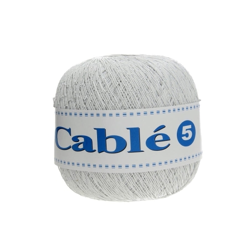 kordonek cable ze srebrną nitką