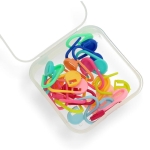 Znaczniki / markery / mini agrafki plastikowe - zestaw 20szt