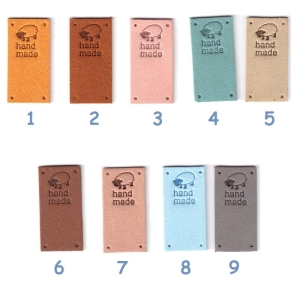 Metki - Metka sztuczny zamsz hand made owca