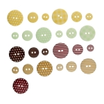 Guziki dwudziurkowe do swetrów, bluzek, ozdabiania itd. Kolor i rozmiar do wyboru