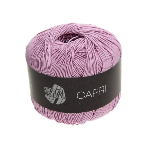 Włóczka Lana Grossa Capri 55% bawełna 30% poliamid 15% jedwab 50g = 150m (lila)
