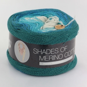 Włóczka Lana Grossa Shades od merino cotton 200g wełna/bawełna