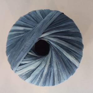  Włóczka Raffia Multi fibra natura 100% wiskoza - rafia (23) niebieski