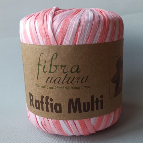 rafia raffia kolorowa róż