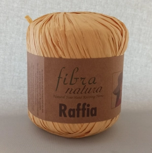 Raffia fibra natura 100% wiskoza - rafia (21) ciemny beż