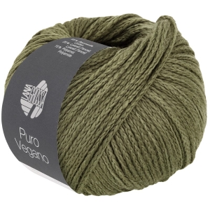 Włóczka Lana Grossa Puro Vegano 50g = 90m (014) khaki