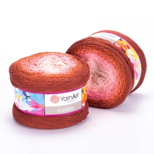 Włóczka Yarn Art Flowers bawełna / akryl 250g = 1000m 0mbre (288)