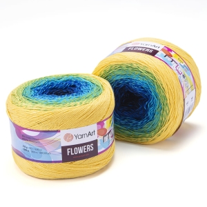 Włóczka Yarn Art Flowers bawełna / akryl 250g = 1000m 0mbre (304)