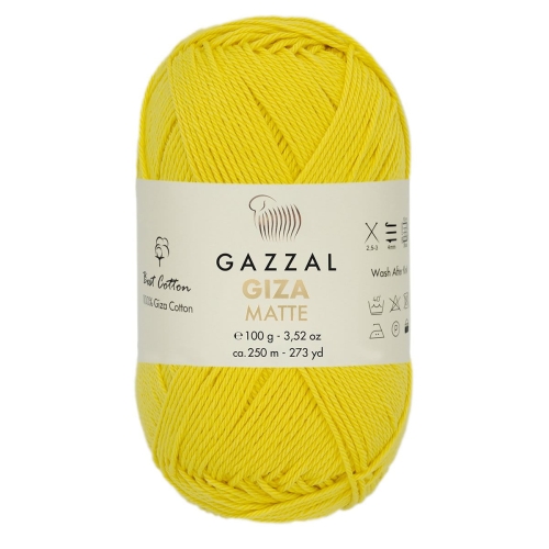 wloczka gazzal giza matte 5583 zolty cytrynowy.jpeg