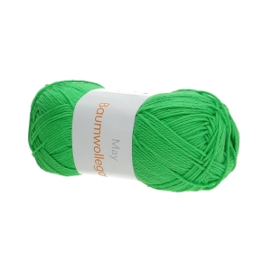 Włóczka bawełniana May 50g 170m 100% bawełna (1162) ciemny zielony