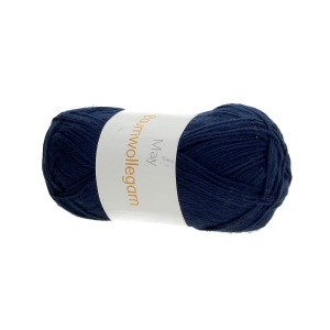 Włóczka bawełniana May 50g 170m 100% bawełna (1190) czarny