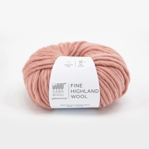 Włóczka Gabo Wool Fine Highland Wool brudny róż łososiowy (RJ8384) 100g