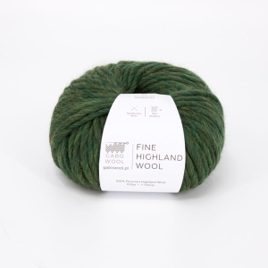 Włóczka Gabo Wool Fine Highland Wool ciemny zielony (287) 100g