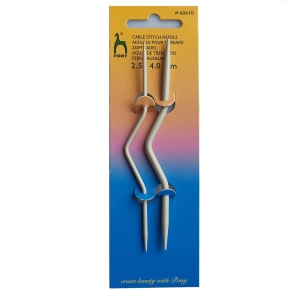 Pony Druty pomocnicze do warkoczy krzywe 2,5mm i 4mm