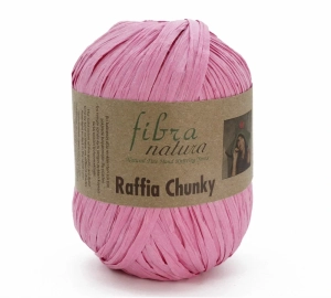 Włóczka Fibranatura Raffia Chunky 100% rafia celuloza drzewna 100g = 120m (05) róż
