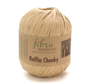 Włóczka Fibranatura Raffia Chunky 100% rafia celuloza drzewna 100g = 120m (16) beżowy