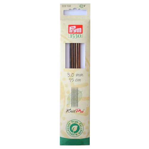 druty prym naturale drewniane skarpetkowe pończosznicze 15cm 3,0mm.webp