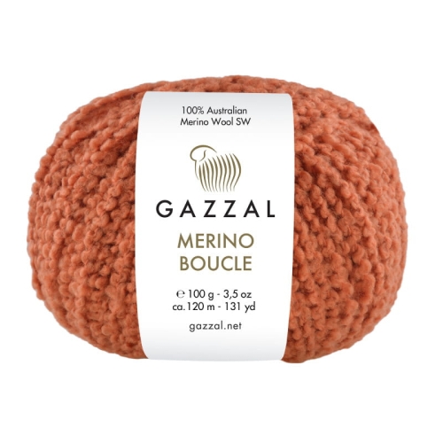 wloczka gazzal merino boucle bukla merynos 3774 pomaranczowy.jpg