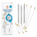 Pony 48427 zestaw drutów z żyłkami wymiennymi do czapek i skarpet. 3mm