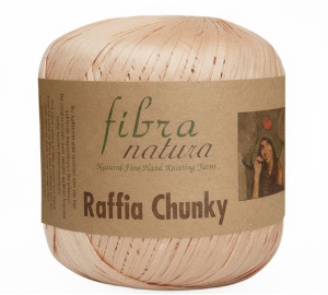 Włóczka Fibranatura Raffia Chunky 100% rafia celuloza drzewna 100g = 120m (26) beżowy