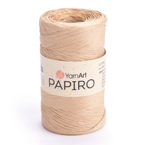 Włóczka YarnArt Papiro - Raffia 100g = 130m (02) beżowa