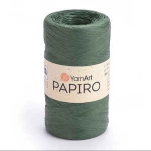 Włóczka YarnArt Papiro - Raffia 100g = 130m (12) zielony