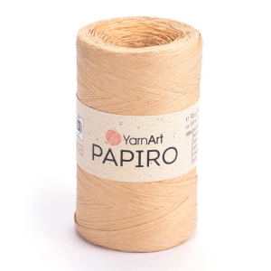 Włóczka YarnArt Papiro - Raffia 100g = 130m (15) złoty beż
