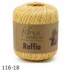 Raffia fibra natura 100% wiskoza - rafia (18) żółty