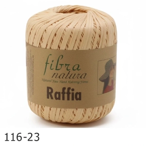 Raffia fibra natura 100% wiskoza - rafia (23) beż