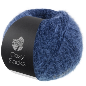 Włóczka Lana Grossa Cosy Socks 70% merino 30% poliamid 100g = 400m (13) granatowy melanż