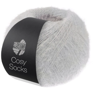 Włóczka Lana Grossa Cosy Socks 70% merino 30% poliamid 100g = 400m (08) stalowy szary