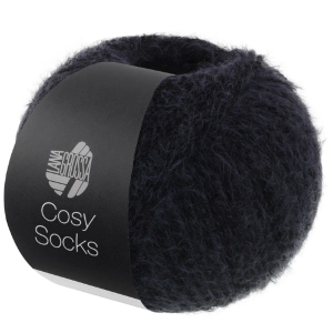 Włóczka Lana Grossa Cosy Socks 70% merino 30% poliamid 100g = 400m (018) czarny