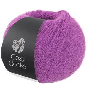 Włóczka Lana Grossa Cosy Socks 70% merino 30% poliamid 100g = 400m (022) fiolet